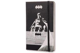 Moleskine Batman Limited Edition Notebook, Large, Plain, Black, Hard Cover (5 X 8.25) cover