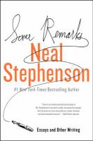 Some Remarks : Essays and Other Writing cover