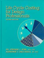 Life Cycle Costing for Design Professionals cover