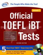 Official TOEFL iBT Tests Volume 1, 2nd Edition cover