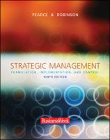 Strategic Management Formulation, Implementation, and Control cover