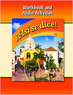 Asi se dice Level 1A Workbook and Audio Activities 2009 cover