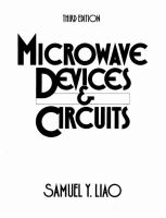 Microwave Devices and Circuits cover