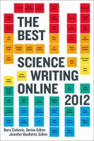 The Best Science Writing Online 2012 cover