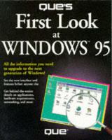 Que's First Look at Windows 95 cover