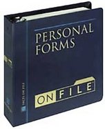 Personal Forms on File cover