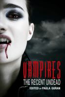 Vampires : The Recent Undead cover