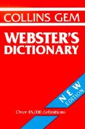 Collin's Gem Webster's Dictionary cover