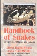 Handbook of Snakes of the United States and Canada cover