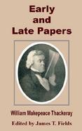 Early and Late Papers cover