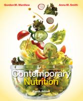 Combo: Contemporary Nutrition with Connect Plus 1 Semester Access Card & Dietary Guidelines Update Resource cover