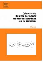 Cellulose and Cellulose Derivatives cover