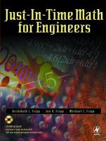 Just-In-Time Math for Engineers cover