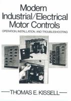 Modern Industrial/Electrical Motor Controls Operation, Installation, and Troubleshooting cover