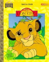 The Lion King Trace & Color cover
