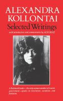 Selected Writing of Alexandra Kollontai cover