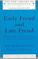 Early Freud and Late Freud Reading Anew Studies on Hysteria and Moses and Monotheism cover