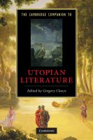 The Cambridge Companion to Utopian Literature cover