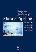 Design and Installation of Marine Pipelines cover