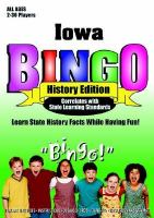 Iowa Bingo History Edition cover