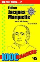 Father Jacques Marquette Jesuit Missionary cover