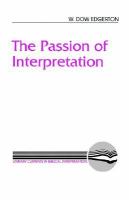 The Passion of Interpretation cover