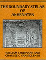 The Boundary Stelae of Akhenaten cover