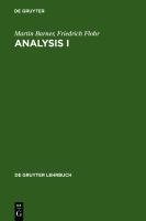 Analysis 1 Bande cover