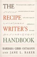 The Recipe Writer's Handbook cover