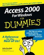 Access 2000 for Windows for Dummies cover