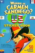 Where is Carmen Sandiego U.S. Sticker Book cover