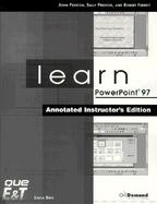 Learn PowerPoint 97 with CDROM cover