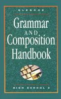 Glencoe Literature, Grammar & Composition Handbook - High School II cover