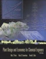 Plant Design and Economics for Chemical Engineers cover