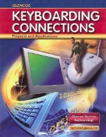 Glencoe Keyboarding Connections: Projects And Applications, Student Edition cover