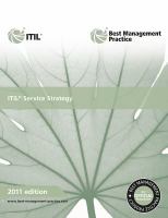 ITIL Service Strategy cover