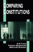 Comparing Constitutions cover