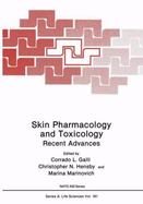 Skin Pharmacology and Toxicology Recent Advances cover