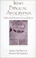 Irish Biblical Apocrypha Selected Texts in Translation cover