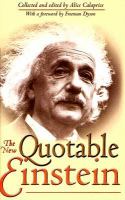 The New Quotable Einstein 100th Anniversary Of The Special Theory Of Relativity cover
