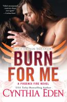 Burn for Me cover