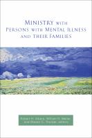 Ministry with Persons with Mental Illness and Their Families cover