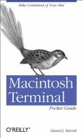 Macintosh Terminal Pocket Guide cover