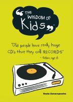 The Wisdom of Kids cover
