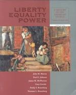 Liberty, Equality, Power, Vol 2: Since 1863 cover
