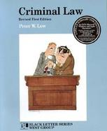 Criminal Law Black Letter with Disk cover