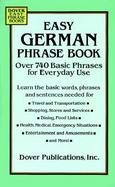 Easy German Phrase Book Over 740 Basic Phrases for Everyday Use cover