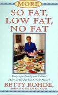 More So Fat, Low Fat, No Fat cover