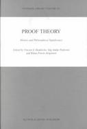 Proof Theory History and Philosophical Significance cover