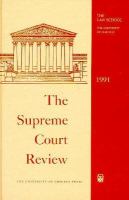 1991 The Supreme Court Review cover